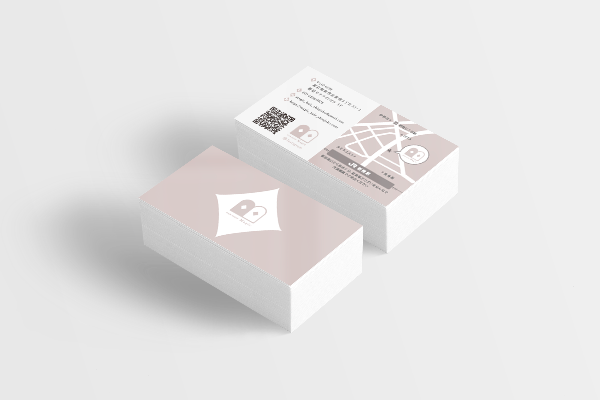 HAIR SALON Magic　ショップカード