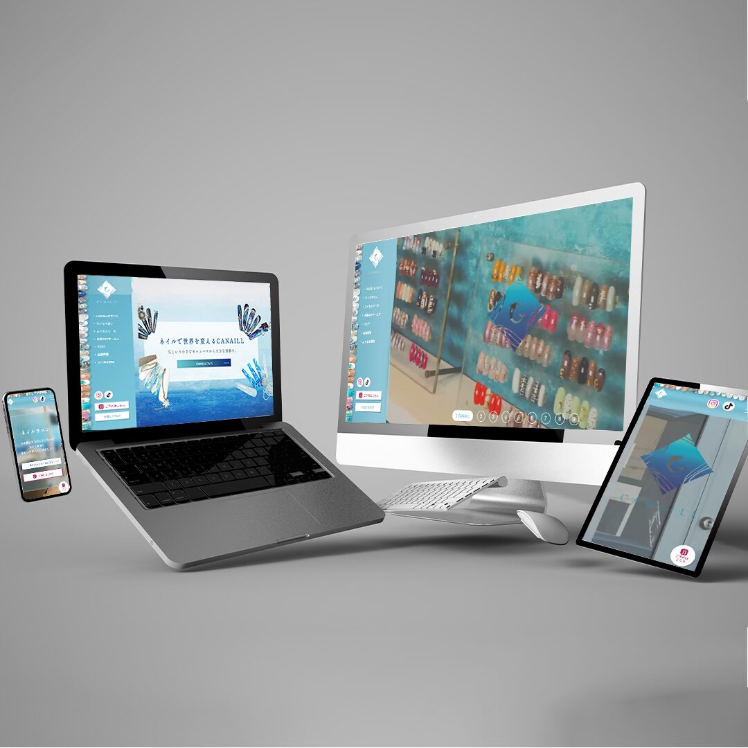 Nailsalon &S chool CANAILL様　HP